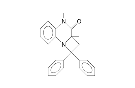 1a,9-Dimethyl-3,3-diphenyl-azetidino(C)quinoxalin-1-one