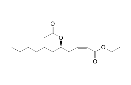 cis-Ethyl (R,E)-5-acetoxy-2-undecenoate