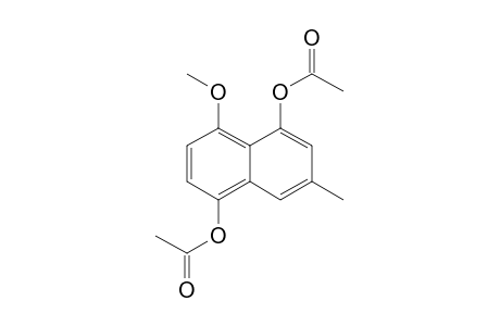 (5-acetoxy-4-methoxy-7-methyl-1-naphthyl) acetate