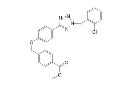 4-[[4-[2-(2-chlorobenzyl)tetrazol-5-yl]phenoxy]methyl]benzoic acid methyl ester