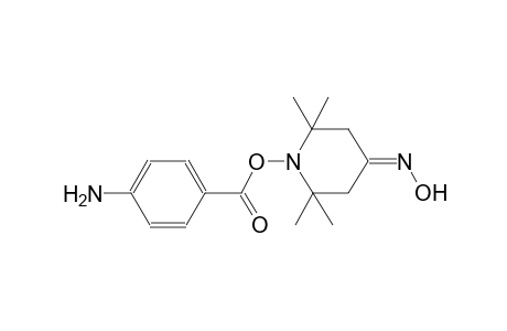 Benzoic acid, 4-amino-, 4-hydroximino-2,2,6,6-tetramethyl-1-piperidinyl ester