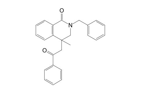 N-Benzyl-4-methyl-1-oxo-1,2,3,4-tetrahydroisoquinolin-4-yl-1-phenyl-ethanone