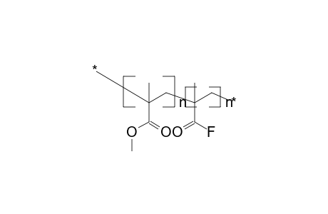 Poly(methyl methacrylate-co-methacryloyl fluoride)