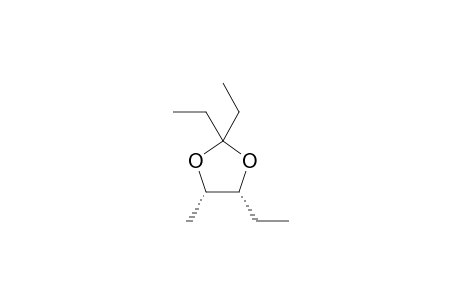 (4R,5S)-2,2,4-Triethyl-5-methyl-1,3-dioxolane