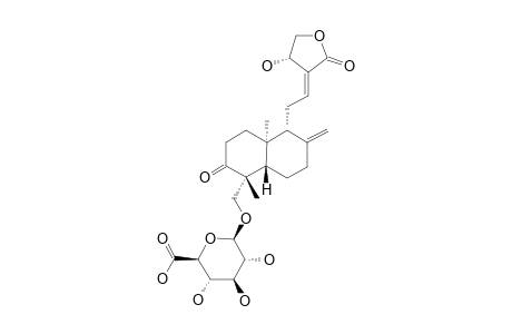 3-OXO-ANDROGRAPHOLIDE-19-O-BETA-D-GLUCURONIDE