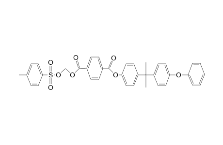 p-Toluenesulfonyloxydecamethyleneoxyterepthaloyl-oxy-1,4-phenylene-2,2-propylidene-1,4-phenyleneoxybenzyl