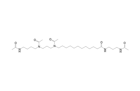 Dodecanamide, 12-[acetyl[3-[acetyl[4-(acetylamino)butyl]amino]propyl]amino]-N-[3-(a cetylamino)propyl]-