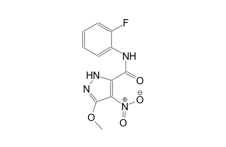 N-(2-fluorophenyl)-3-methoxy-4-nitro-1H-pyrazole-5-carboxamide