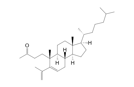 3,4-Dimethyl-4-methlene-3,4-secocholest-5-en-3-one