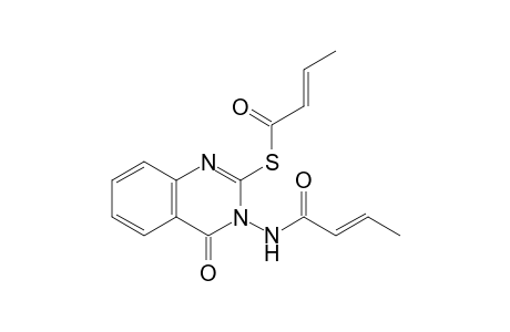 3-( Crotonoylamino)-2-( crotonoylthio)-4(3H)-quinazolinone
