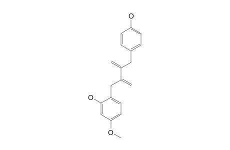 TERMILIGNAN;2-(2-HYDROXY-4-METHOXYBENZYL)-3-(4-HYDROXYBENZYL)-BUTADIENE