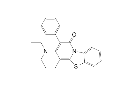 1H-Pyrido[2,1-b]benzothiazol-1-one, 3-(diethylamino)-4-methyl-2-phenyl-