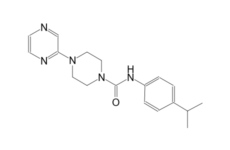 1-piperazinecarboxamide, N-[4-(1-methylethyl)phenyl]-4-pyrazinyl-