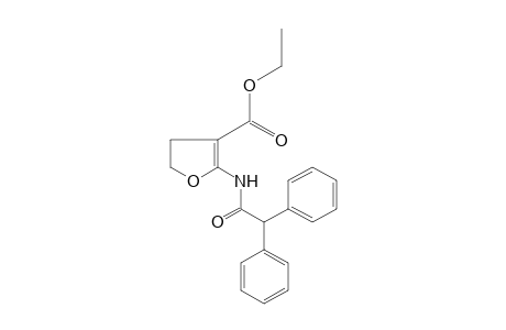 4,5-DIHYDRO-2-(2,2-DIPHENYLACETAMIDO)-3-FUROIC ACID, ETHYL ESTER