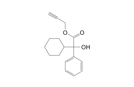Benzeneacetic acid, .alpha.-cyclohexyl-.alpha.-hydroxy-, 2-propynyl ester