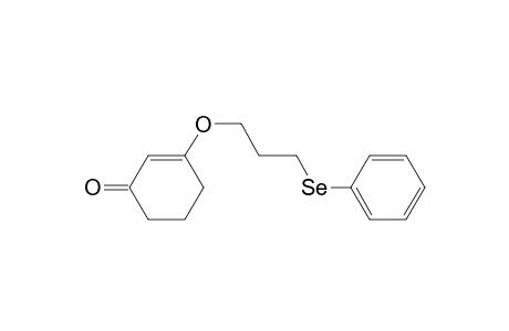 2-Cyclohexen-1-one, 3-[3-(phenylseleno)propoxy]-
