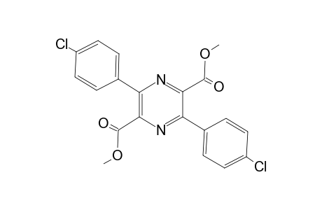 2,5-Dimethoxycarbonyl-3,6-bis(4-chlorophenyl)-1,4-pyrazine