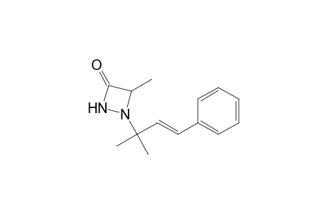 1-(3-Methyl-1-phenyl-3-but-1-enyl)-4-methyl-1,2-diazetidin-3-one