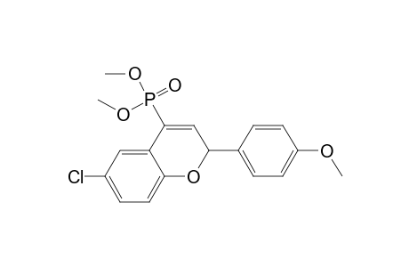 6-Chloranyl-4-dimethoxyphosphoryl-2-(4-methoxyphenyl)-2H-chromene