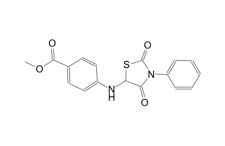 methyl 4-[(2,4-dioxo-3-phenyl-1,3-thiazolidin-5-yl)amino]benzoate