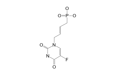 N-(1)-[(Z)4-DIHYDROXYPHOSPHONYLBUT-2-ENYL]-5-FLUOROURACIL