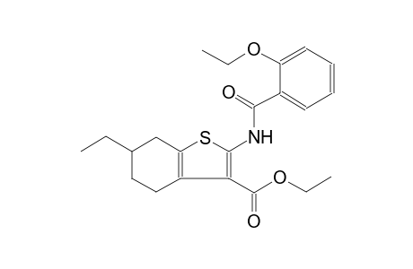 benzo[b]thiophene-3-carboxylic acid, 2-[(2-ethoxybenzoyl)amino]-6-ethyl-4,5,6,7-tetrahydro-, ethyl ester