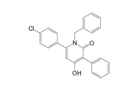 1-benzyl-6-(4-chlorophenyl)-4-hydroxy-3-phenyl-2(1H)-pyridinone