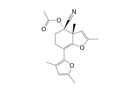 (1SR,2RS)-2-CYANO-5-(3,5-DIMETHYLFUR-2-YL)-1,8-DIMETHYL-7-OXABICYClO-[4.3.0]-NONA-5,8-DIEN-2-YLACETATE