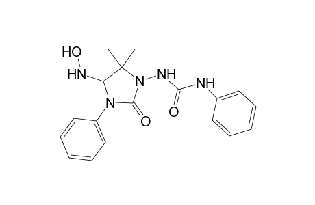 N-[4-(Hydroxyamino)-5,5-dimethyl-2-oxo-3-phenyl-1-imidazolidinyl]-N'-phenylurea