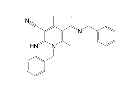 5-[1'-N-(Benzylimino)ethyl]-2-imino-1-benzyl-4,6-dimethyl-1,2-dihydropyridin-3-carbonitrile