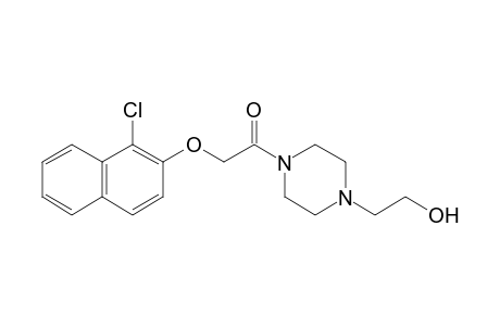 4-{[(1-chloro-2-naphthyl)oxy]acetyl}-1-piperazineethanol