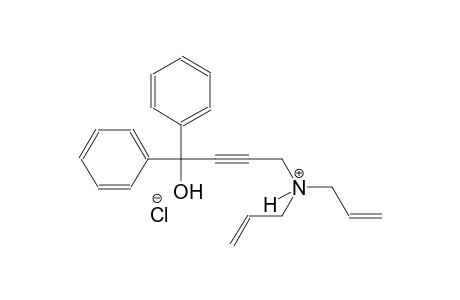 N,N-diallyl-4-hydroxy-4,4-diphenyl-2-butyn-1-aminium chloride