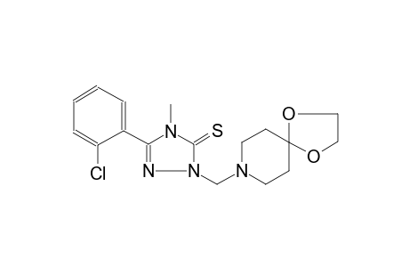 5-(2-Chlorophenyl)-2-(1,4-dioxa-8-azaspiro[4.5]dec-8-ylmethyl)-4-methyl-2,4-dihydro-3H-1,2,4-triazole-3-thione