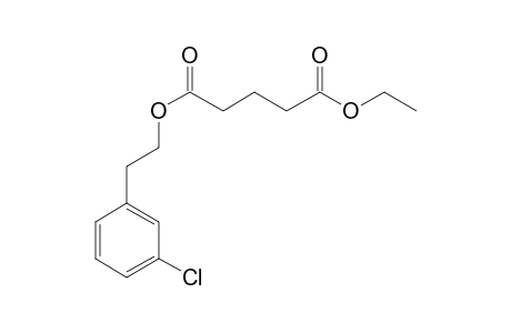 Glutaric acid, 2-(3-chlorophenyl)ethyl ethyl ester