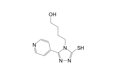 4H-1,2,4-triazole-4-butanol, 3-mercapto-5-(4-pyridinyl)-