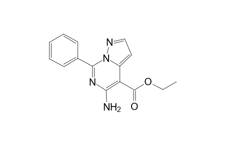 Ethyl 5-amino-7-phenylpyrazolo[1,5-c]pyrimidine-4-carboxylate