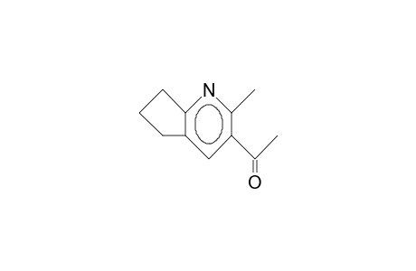 3-Acetyl-2-methyl-6,7-dihydro-5H-cyclopenta(B)pyridine