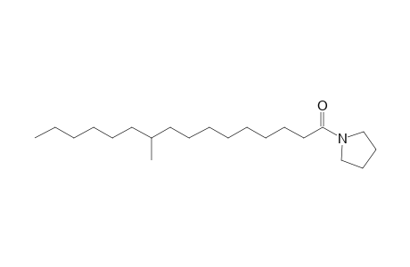 10-Methyl-hexadecanoic acid, pyrrolidide