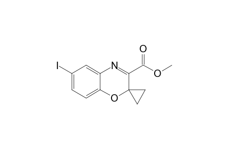 6-iodo-3-spiro[1,4-benzoxazine-2,1'-cyclopropane]carboxylic acid methyl ester