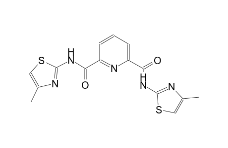 N~2~,N~6~-bis(4-methyl-1,3-thiazol-2-yl)-2,6-pyridinedicarboxamide