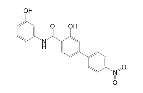 N-(3-Hydroxyphenyl)-4-(4-nitrophenyl)salicylamide