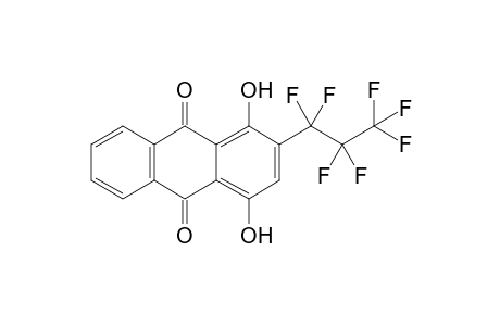 1,4-Dihydroxy-2-(perfluoropropyl)anthraquinone