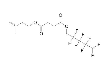 Succinic acid, 2,2,3,3,4,4,5,5-octafluoropentyl 3-methylbut-3-en-1-yl ester