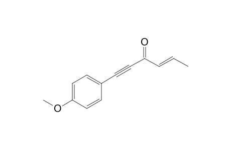 E-1-(4-Methoxyphenyl)hex-4-en-1-yn-3-one