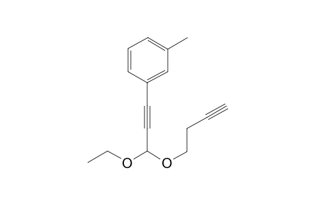 1-(3-(But-3-yn-1-yloxy)-3-ethoxyprop-1-yn-1-yl)-3-methylbenzene