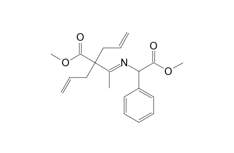 2-Allyl-2-[1-(methoxycarbonylphenylmethylimino)ethyl]pent-4-enoic acid methyl ester