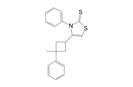 3-PHENYL-4-(3-METHYL-3-PHENYL-CYCLOBUT-1-YL)-1,3-THIAZOLE-2(3H)-THIONE
