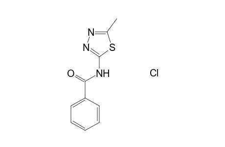 N-(5-methyl-1,3,4-thiadiazol-2-yl)benzamide hydrochloride