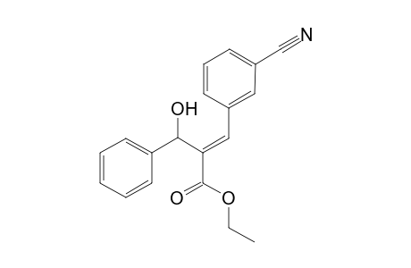 Ethyl (2E)-3-(3-cyanophenyl)-2-[hydroxy(phenyl)methyl]acrylate