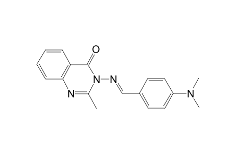 3-(((E)-[4-(Dimethylamino)phenyl]methylidene)amino)-2-methyl-4(3H)-quinazolinone